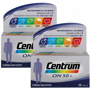 Centrum Suplement Diety dla Mężczyzn 50+ 30szt. x2