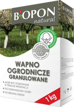 Biopon Wapno Do Bielenia I Odkwaszania Gleby 1 Kg