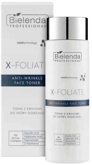 BIELENDA X-Foliate TONIK KWASOWY dojrzałej 200ml