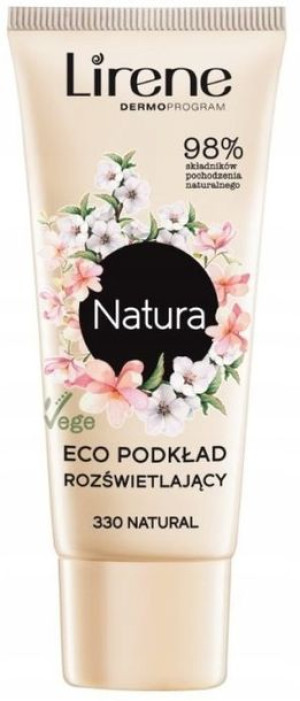 LIRENE 330 ECO NATURA Fluid Podkład rozświetlający