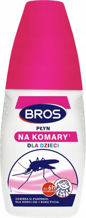 Bros Płyn Na Komary Dla Dzieci Preparat 50 Ml