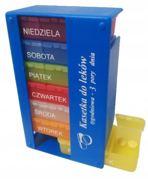 Organizer Na Leki Tabletki Lekarstwa 7 Dni 3 Pory