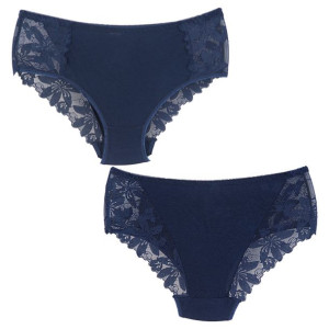 Majtki Damskie Duże Rozmiary 1 Szt. No 9258 Granatowy 4xl