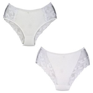Majtki Damskie Duże Rozmiary 1 Szt. No 9258 Biały 4xl