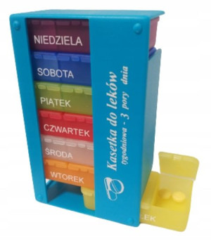 Pojemnik Pudełko Kasetka Na Leki Tabletki 7 Dni 3