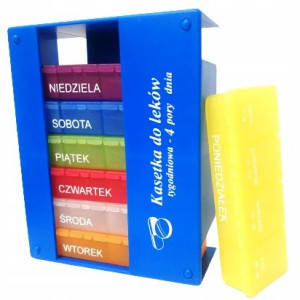 Pojemnik Na Leki Tabletki Lekarstwa 7 Dni 4 Pory