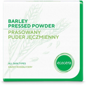 ECOCERA naturalny prasowany puder JĘCZMIENNY mat