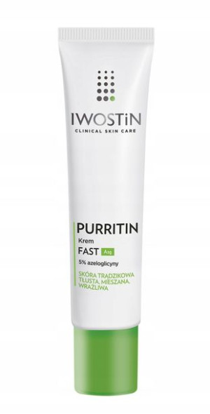 Iwostin Purritin Krem Fast Azg Na Trądzik 40ml