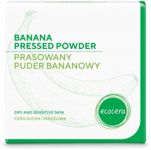 ECOCERA naturalny prasowany puder BANANOWY mat