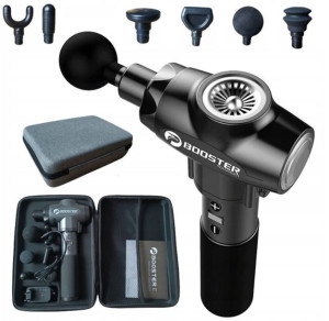 Masażer Booster E 24V Pistolet 6 końcówek 120W + GRATIS