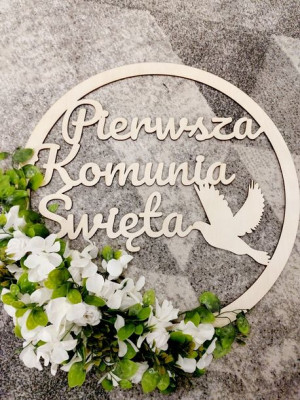 Koło Obręcz Pierwsza Komunia Święta 45cm