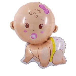 Balon Foliowy Bobas Dziewczynka 77x65cm