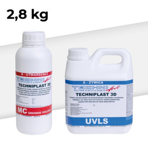 Żywica 2,8kg Techniplast 3d - Uvls + Techniplast 3d- Mc Techniart