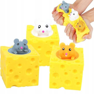 Zabawka antystresowa gniotek SQUISHY Myszka Ser