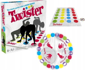 Gra Twister Zręcznościowa Rodzinna Towarzyska