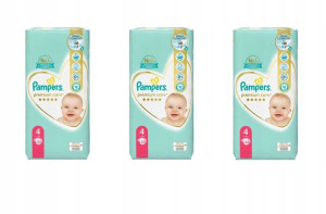 Pieluszki Pampers Premium Care rozmiar 4 156 szt.