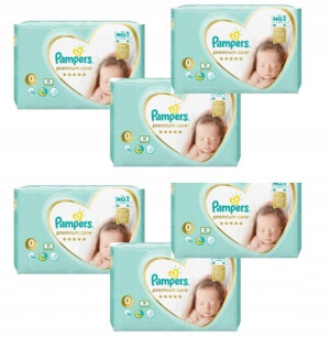 Pieluszki Pampers Premium Care rozmiar 0 180 szt.