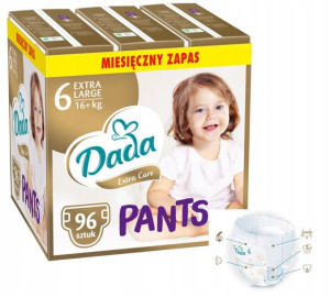 Pieluchomajtki DADA EXTRA CARE PANTS 6 XL 96 szt.