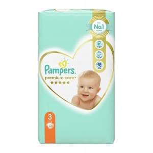 Pieluszki Pampers Premium Care rozmiar 3 60 szt.