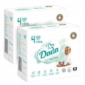 Pieluszki Dada Pure Care 4 Maxi 66 szt.