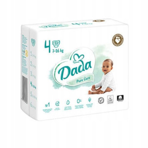 Pieluszki Dada Pure Care 4 Maxi 33 szt.