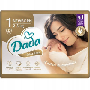 Pieluszki DADA EXTRA CARE 1 Newborn 23 sztuk
