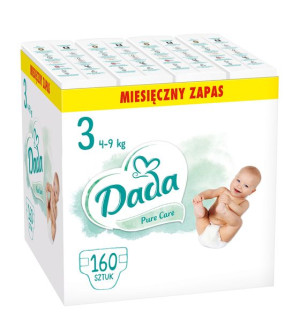Pieluszki Dada Pure Care 3 Midi 160 szt.
