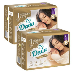 Pieluszki DADA EXTRA CARE 1 Newborn 46 sztuk