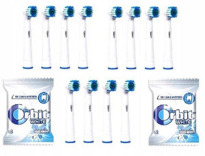 12x końcówek do szczoteczki Oral-B Braun + Orbit