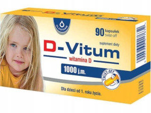 D-VITUM witamina D 1000 j.m kapsułki twist-off 90