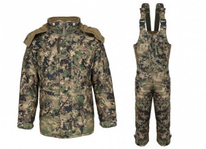 Komplet zimowy Remington Hunting ZIELONY LAS kurtka+spodnie do -25°C