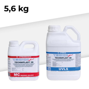 Żywica 5,6kg Techniplast 3d - Uvls + Techniplast 3d- Mc Techniart