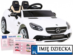 AUTO NA AKUMULATOR Mercedes BENZ SLC300 pojazd elektryczny DLA DZIECI