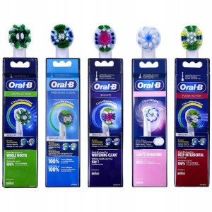 5x Końcówki Oral-b Cross Precision 3d Ultrathin