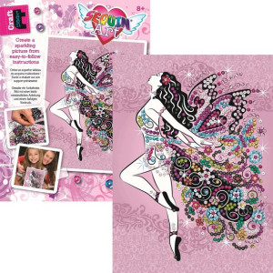 Sequin Art Cekinowy obraz Zestaw kreatywny Wróżka Fairy