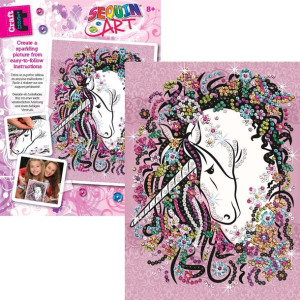 Sequin Art Cekinowy obraz Zestaw kreatywny Jednorożec Unicorn