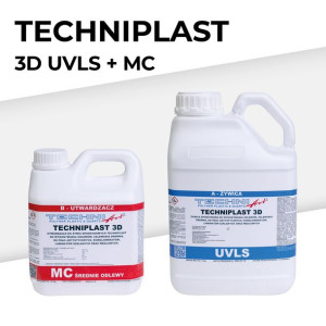 Żywica 28kg Techniplast 3d - Uvls + Techniplast 3d- Mc Techniart