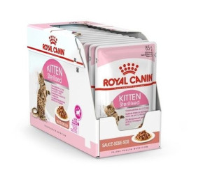 Royal Canin Cat Kitten Sterilised w sosie 12x85g