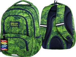 COOLPACK Plecak Szkolny SPINER Isogreen Paski