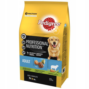 Pedigree Jagnięcina sucha dla psa 15kg GRATIS