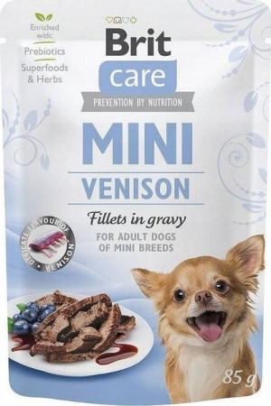 Mokra karma Brit Care Mini Pouch VENISON 85g