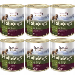 FamilyFirst Indyk kurczak marchew adult 6x800g