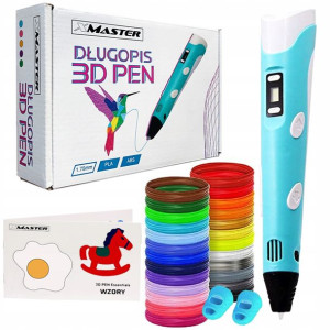 Drukarka Długopis 3d Pen 2 Zestaw + Wkłady 200m