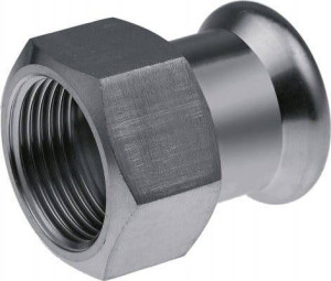 Złączka Press Kan Inox 15 X 3/4 Gw Mufa Stalowa