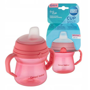 Canpol Babies Kubek First Cup Niekapek 150ml 6m+