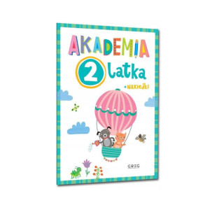 Akademia 2-latka Kolorowanka Z Naklejkami Naklejki