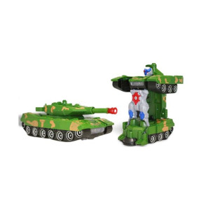Czołg Robot 2w1 Światło Dźwięk Lasery Militaria