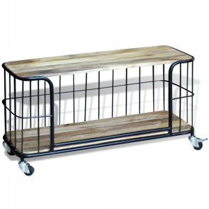Szafka pod TV, drewno mango, 100x40x45 cm