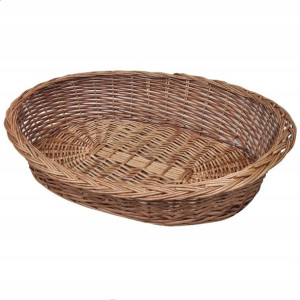 Wiklinowy kosz/legowisko dla psa, naturalne, 90 cm