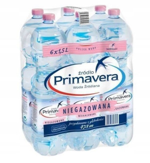 Primavera Woda źródlana niegazowana 18x 1,5 l